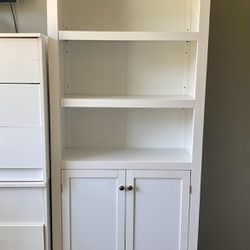 Bookcase with Drawers & King/ Cal King Headboard