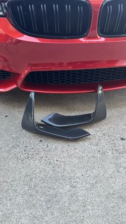 Bmw carbon fiber front lip