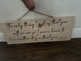 Real Wood Custom Sign 