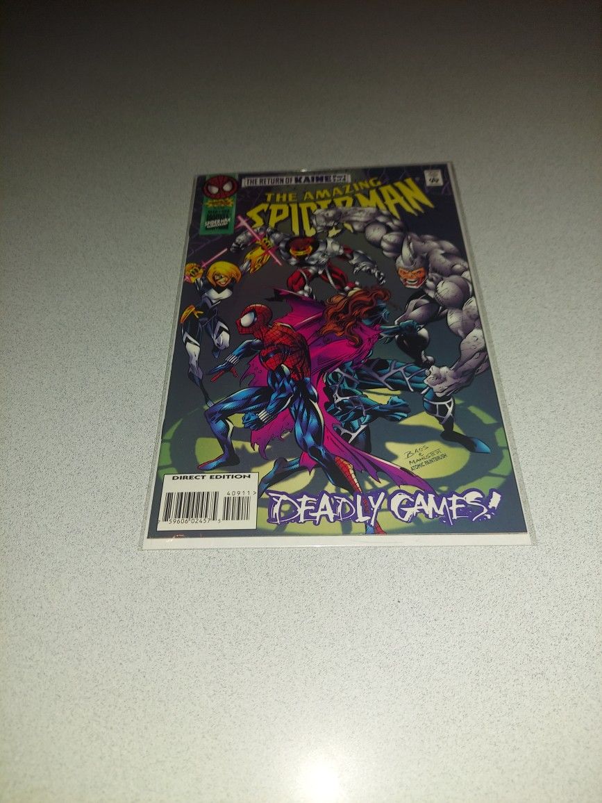 1996 THE AMAZING SPIDER-MAN #409 COMIC BAGGED AND BOARDED 