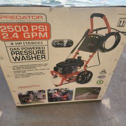 Predator 2500 PSI, 2.4 GPM Gas Powered Pressure Washer