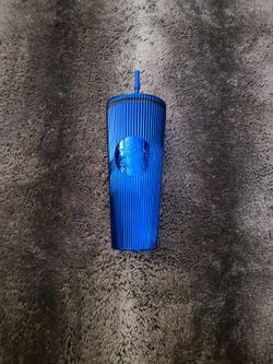 Starbucks Royal Blue Metallic Tumbler