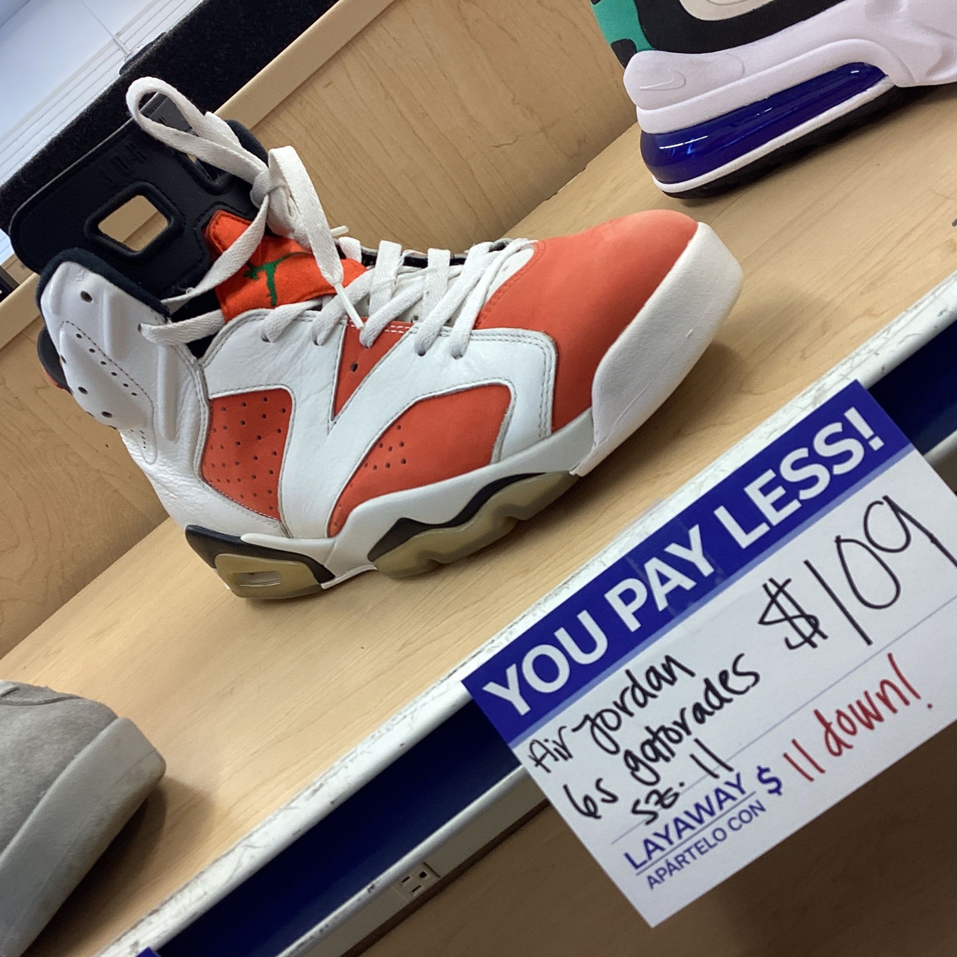 Air Jordan Retro 6 Gatorades Size 11