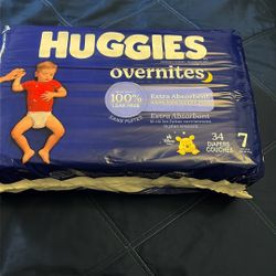 Huggies Overnight Diapers Size 7