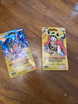 One Piece Card Game OP-17 Booster Packs x2