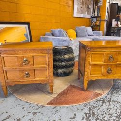 Pair Of Nightstands Tables For Sale 