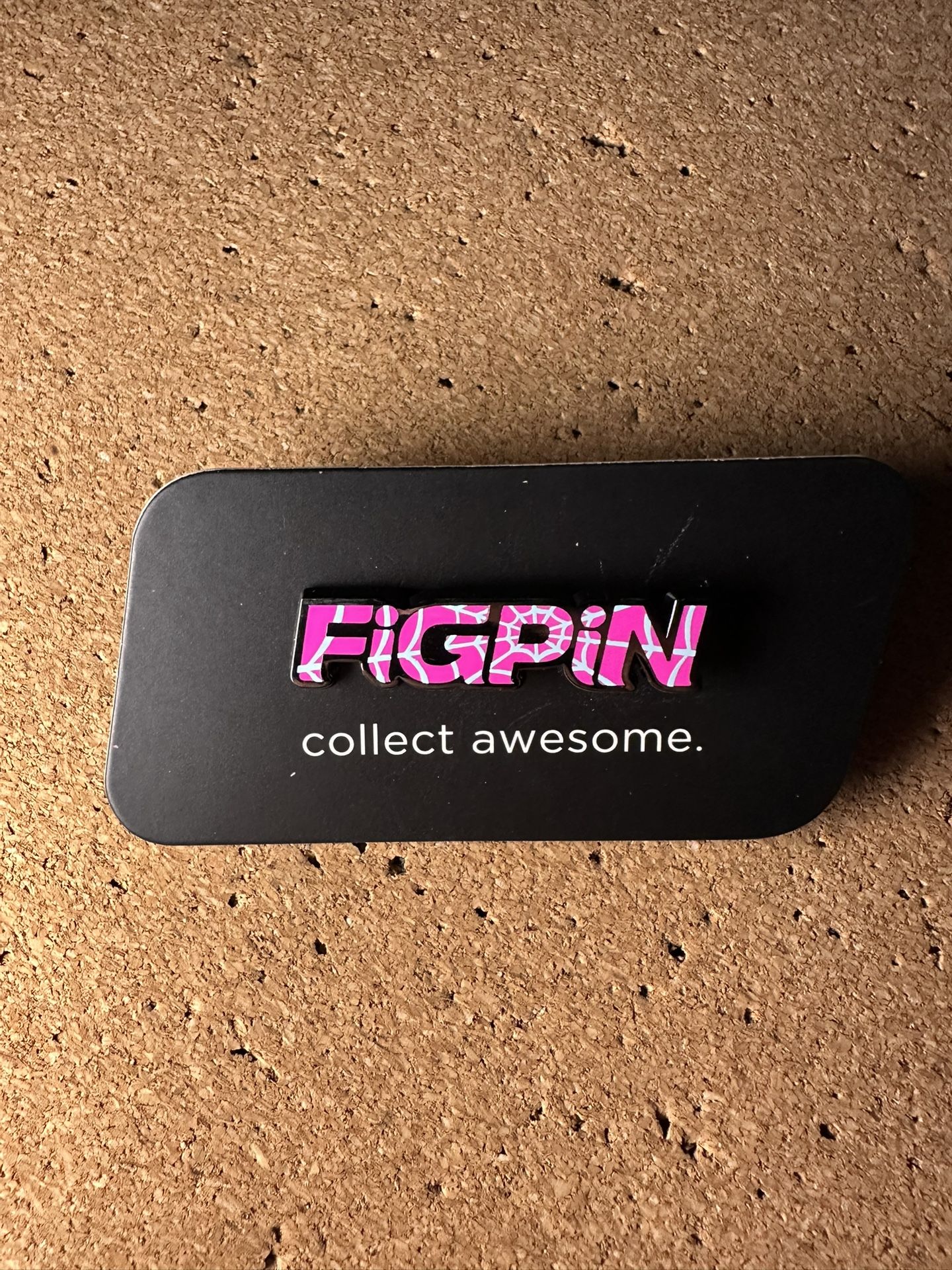 2019 Figpin Logo Pin L19 NYCC Exclusive Spider-Man Spider-Verse /104 (LOCKED)