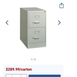 "Workpro "26.5 LETTER FILE CABINET 2 Drawer Vertical
