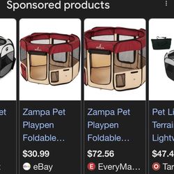 New Zampa doggie play pens