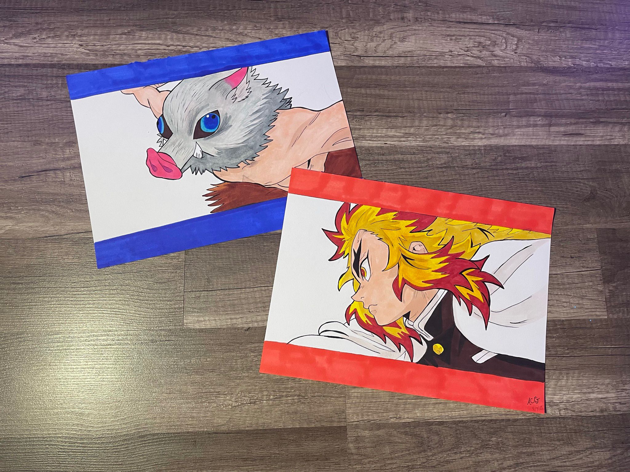 🌸Demon Slayer Hand Made Drawings 🌸