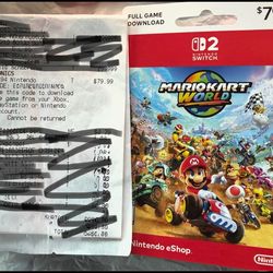 Mario kart world Switch 2