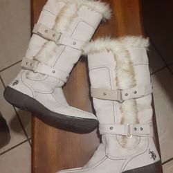 Boots(Beige Faux Fur)