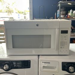 white over the range black interior ge microwave