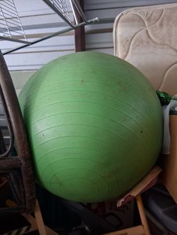 Green Exercise Stability Ball
