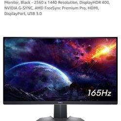 Dell 27" 1440p Gaming monitor 