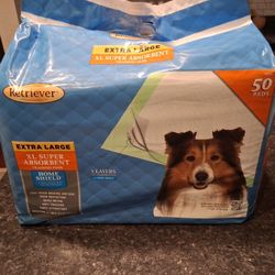 Retriever XL Super Absorbant 5 Layer Traing Pads 50 Ct