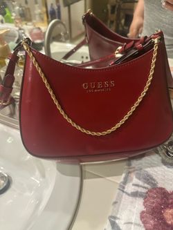Guess Los Angeles Red Shoulder Bag