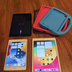 Apple iPad Pro Mini Wi-Fi Cellular Lot of 3 with 3 cases READ DESCRIPTION