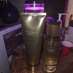 Victoria Secret Coconut Passion Body Mist And Lotion. Price Firm. New