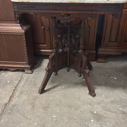 Antique Marble Side Table