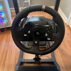 Xbox Logitech 920 Sim Wheel With Cockpit 