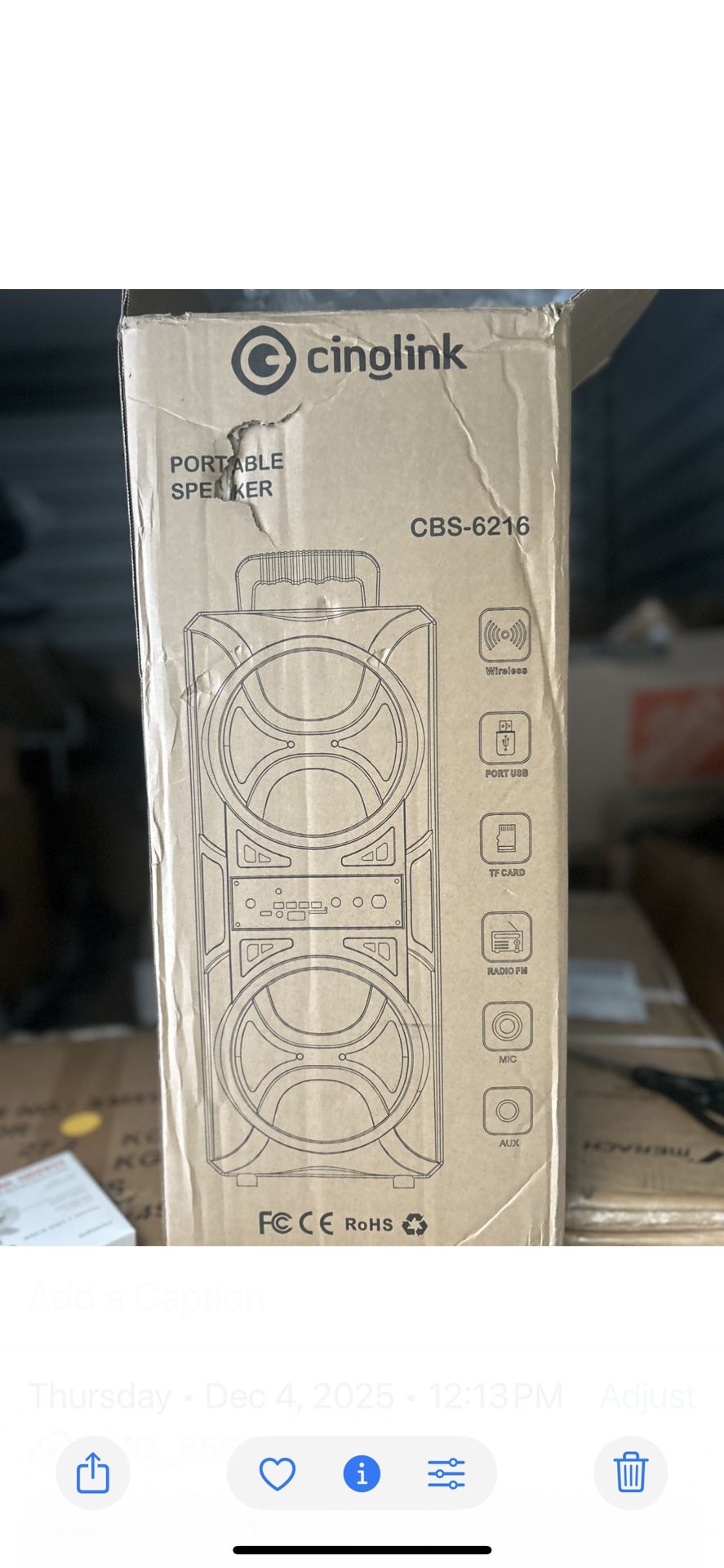 Hanford All New : Speaker $40 , Wrench Set $35, Rivet Tool $45