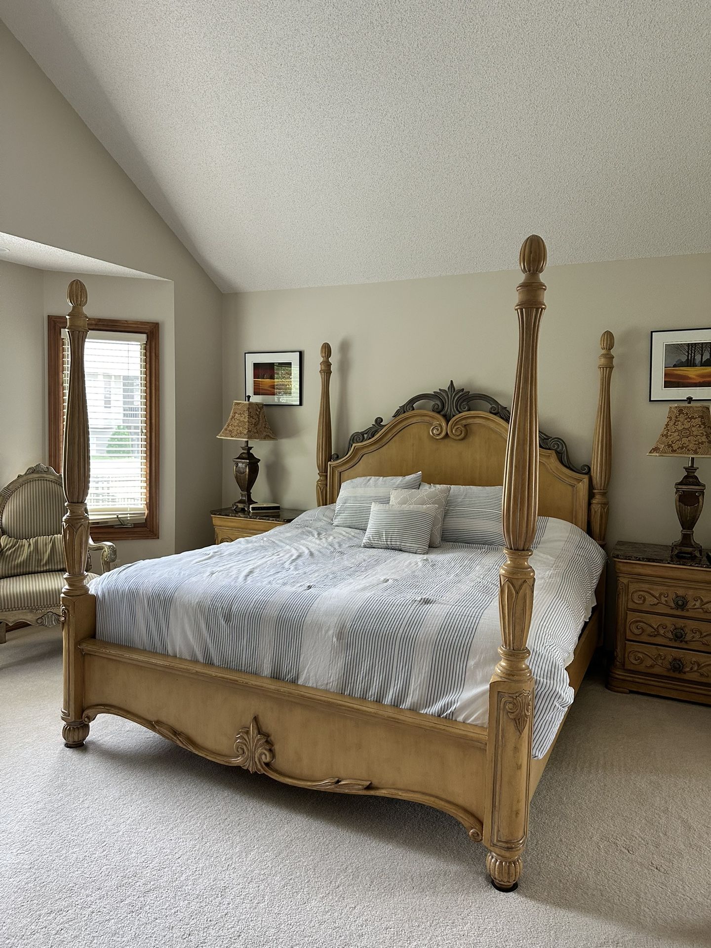 Henredon Biscayne Bedroom Set + Mattress