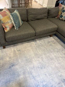 Ruggable Area Rug – Washable, Blue/Neutral