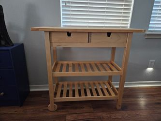 IKEA Wooden Kitchen Cart / Utility Table
