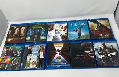 Blu-ray Movie Lot 10 Films Annabelle 300 Yes Man G.I. Joe Pets Movies