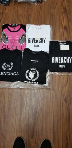 Balenciaga,gucci,givenchy versace,dior tshirts