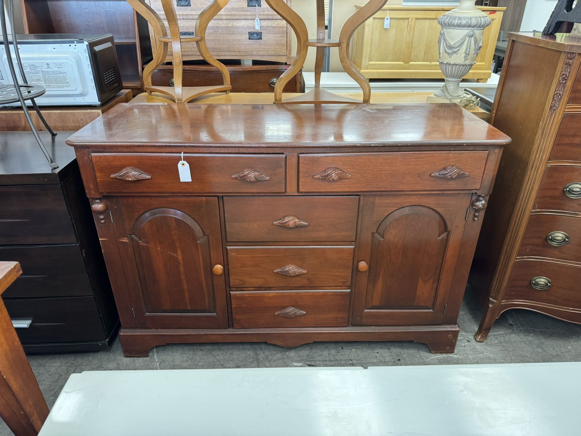 Vintage Sideboard Buffet, Drawer Cabinet Storage