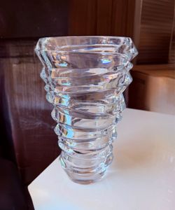 Nachtmann Slice Spiral Crystal Vase