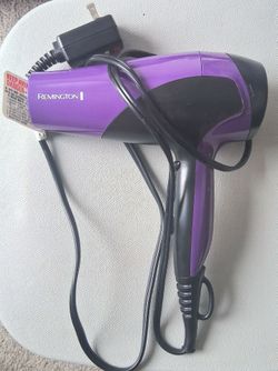 Remington Hair Dryer Purple and Black