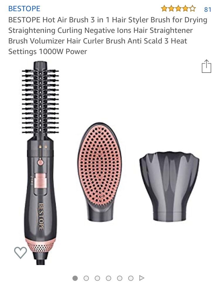 Hot air brush 3 in 1