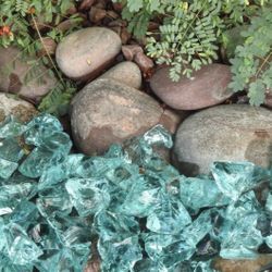 New Decorative Landscape Recycled Glass 18 Ibs