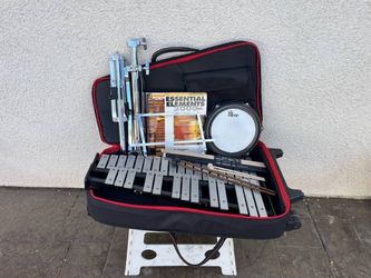 STUDENT VIC FIRTH XYLOPHONE BELL KIT W/ ROLLING CASE!