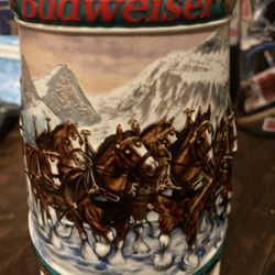 1993 BUDWEISER HOLIDAY STEIN COLLECTION • SPECIAL DELIVERY • MINT