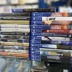 PS4 Games *Each PS5 Compatible* $5 EACH!!!!