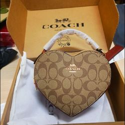 Coach Heart Shape Bag 