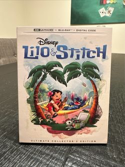 Lilo and Stitch 4k movie with slipcover