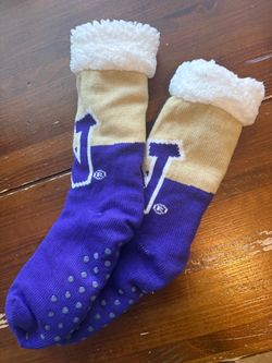 UW Huskies Sherpa Slipper Socks