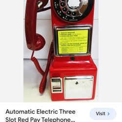 Vintage Pay Phone 