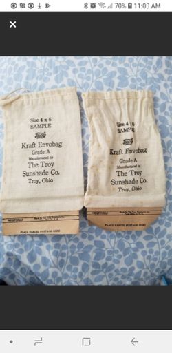Vintage Cloth Troy Kraft Envobag's