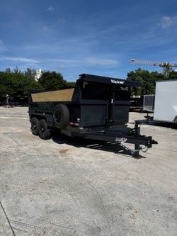 AMP 7 x 14 Buildable Side Dump Trailer 14k