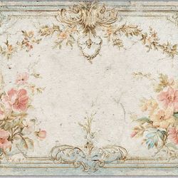 Victoria Rug Large 8x10, Antiqued Distressed Vintage Floral Area Rugs for Living Room Bedroom Kitchen, Victoria Home Decor Carpet, Washable, Non Slip,