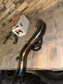 Rpm can am drag pipe exhaust pipe muffler delete