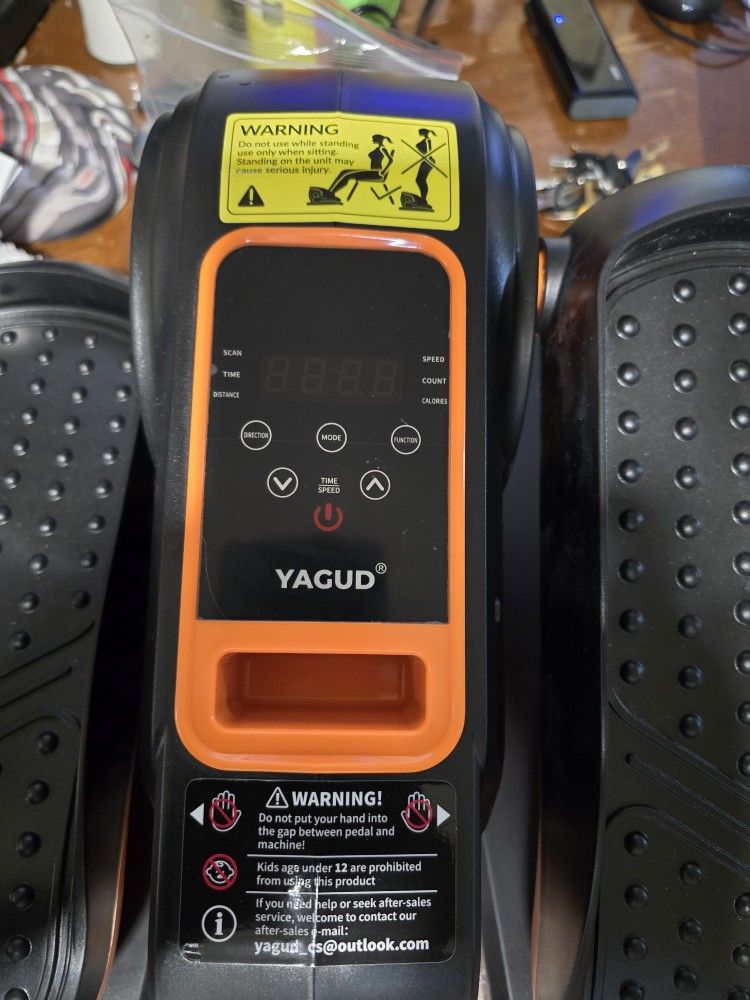 Yagud Elliptical Machine Electric Seated Pedal Exercises Trainer Under Desk 12 Speeds Forwar # 370d And Reverse With Remote # 370