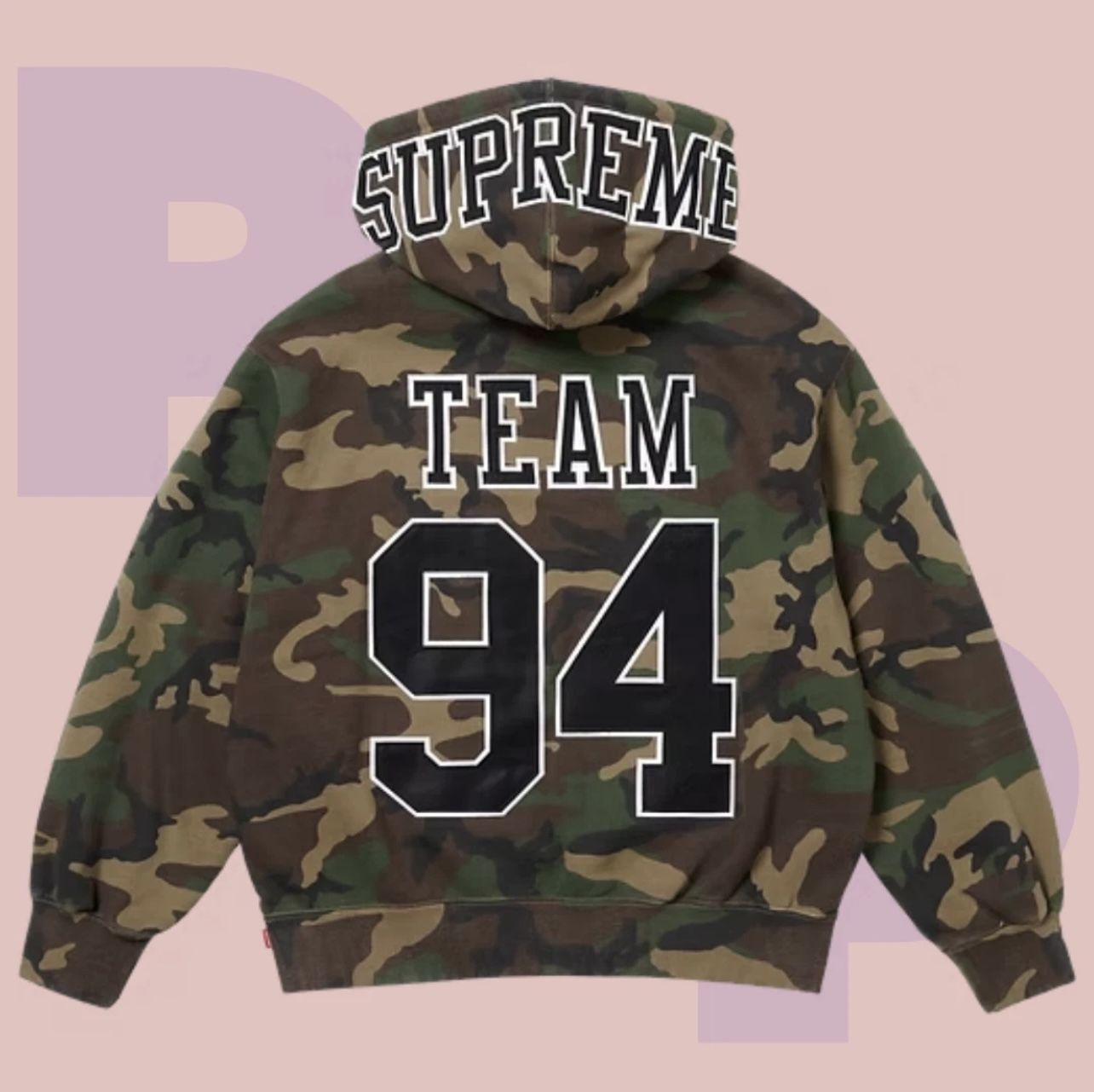 Supreme Team 94 Hooded Sweatshirt (Large)