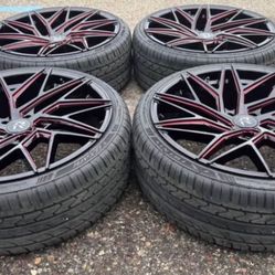 22” CHEVY MALIBU PONTIAC G8 SS IMPALA 750 BMW 550 RIMS TIRES NEW TAKEOFFS CHEVROLET CAMARO 
